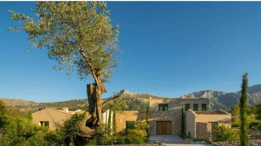 Newly built finca with views of the Serra de Tramuntana Newly built finca with views of the Serra de Tramuntana